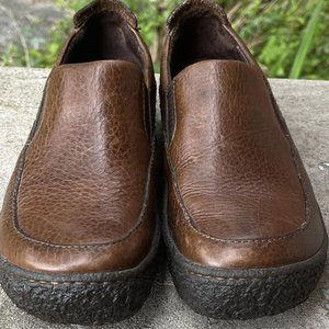 Born Shoes Womens 6.5  Loafers Flats Brown Leather Slip On Comfort Handcrafted